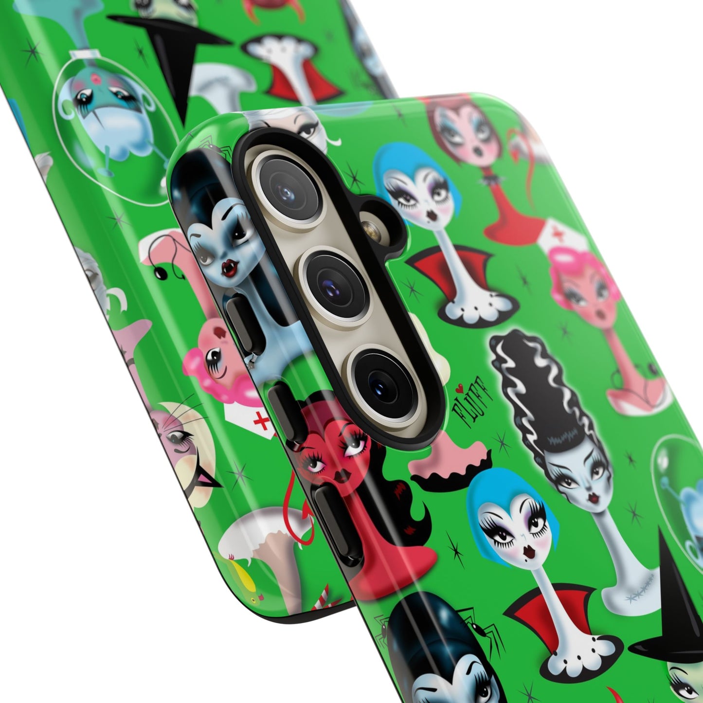 Spooky Dolls Green • Tough Phone Case