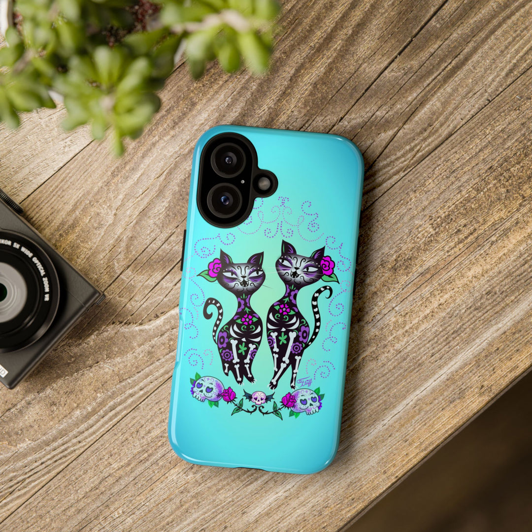 Sugar Skull Cats • Tough Phone Case