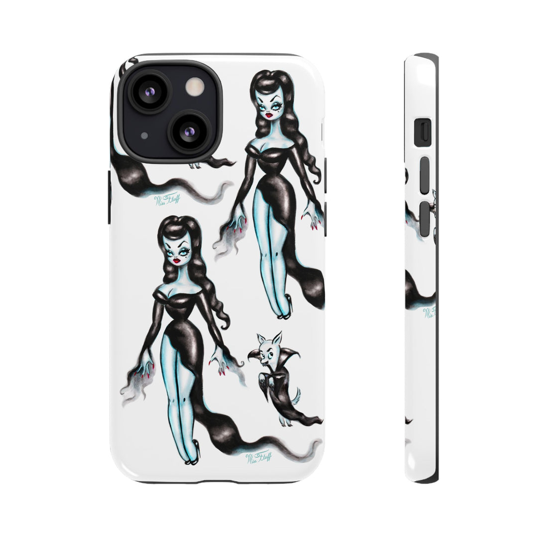 Vampira with Nosferachi • Tough Phone Case