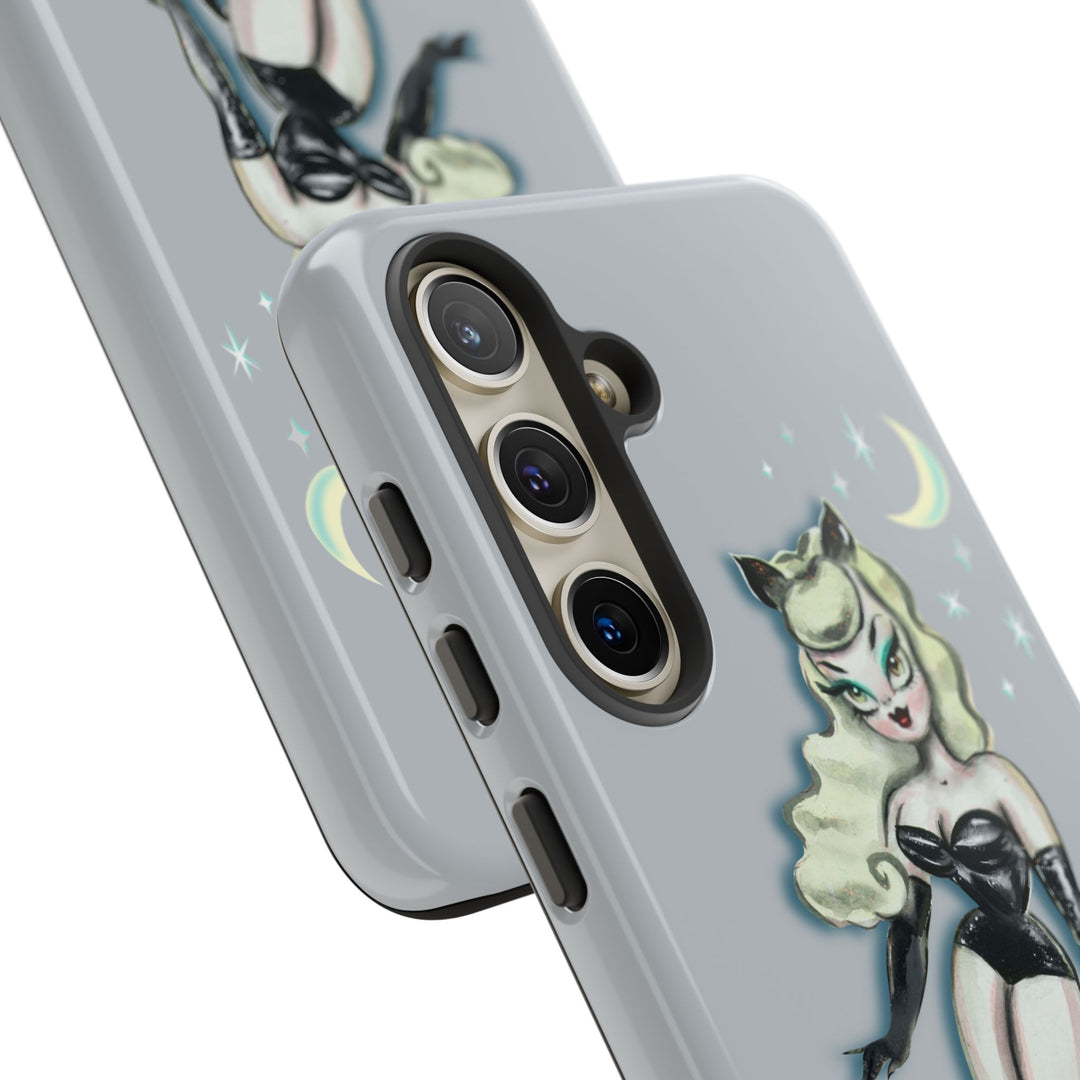 Blonde Cat Girl • Tough Phone Case
