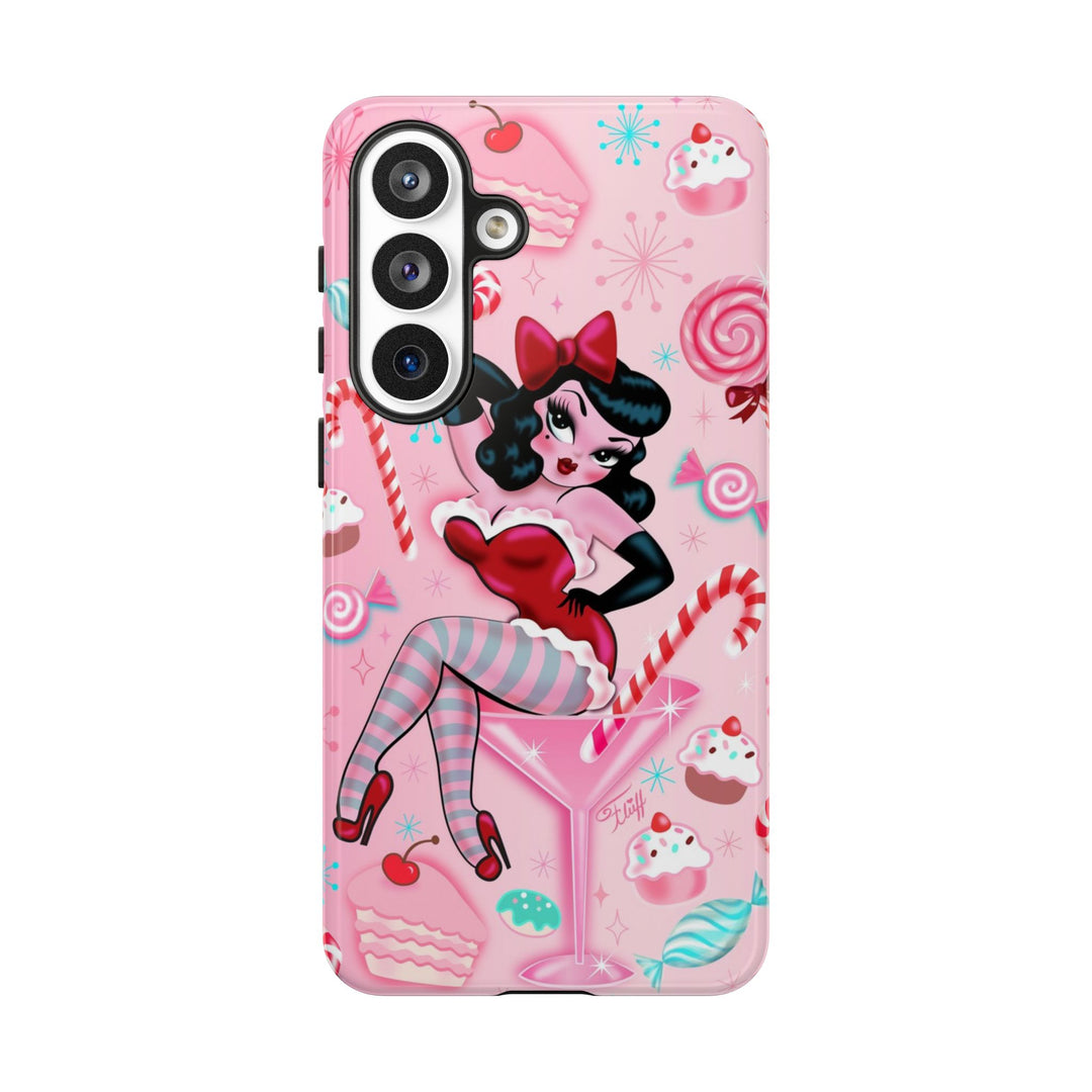 Candy Cane Martini Girl • Case Mate Galaxy S7 & S9 Slim Phone Case