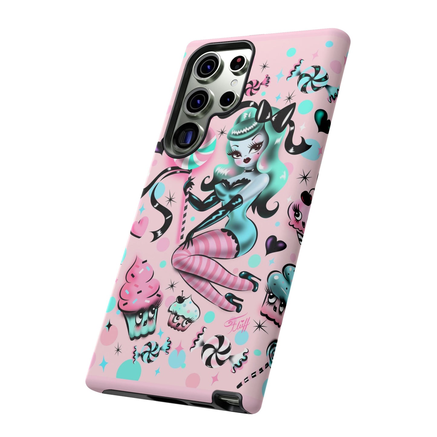 Mint Sugar Pinup • Tough Phone Case