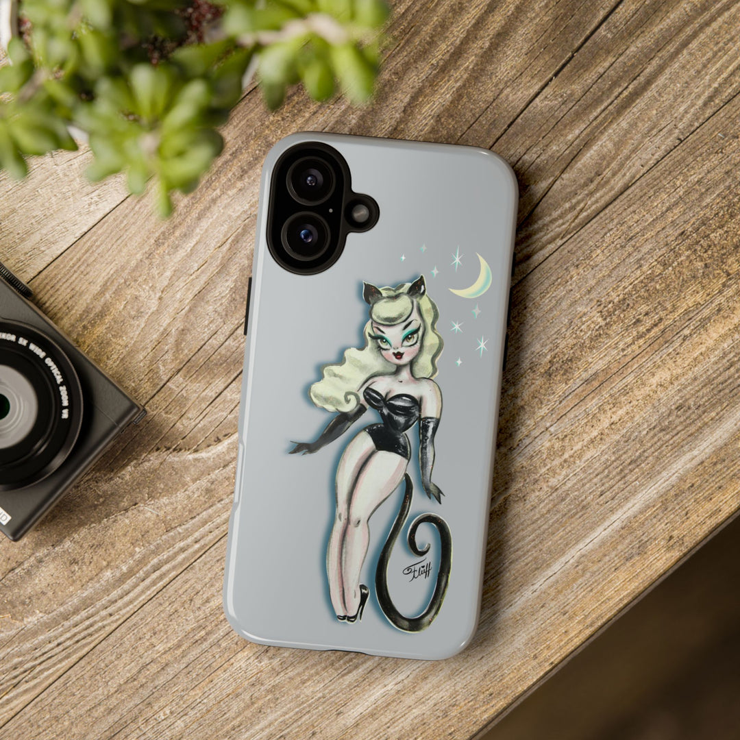 Blonde Cat Girl • Tough Phone Case