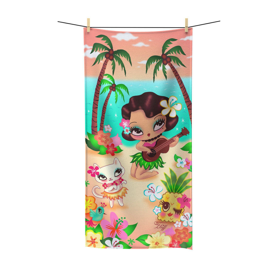 Hula Lulu with Ukulele • Towel