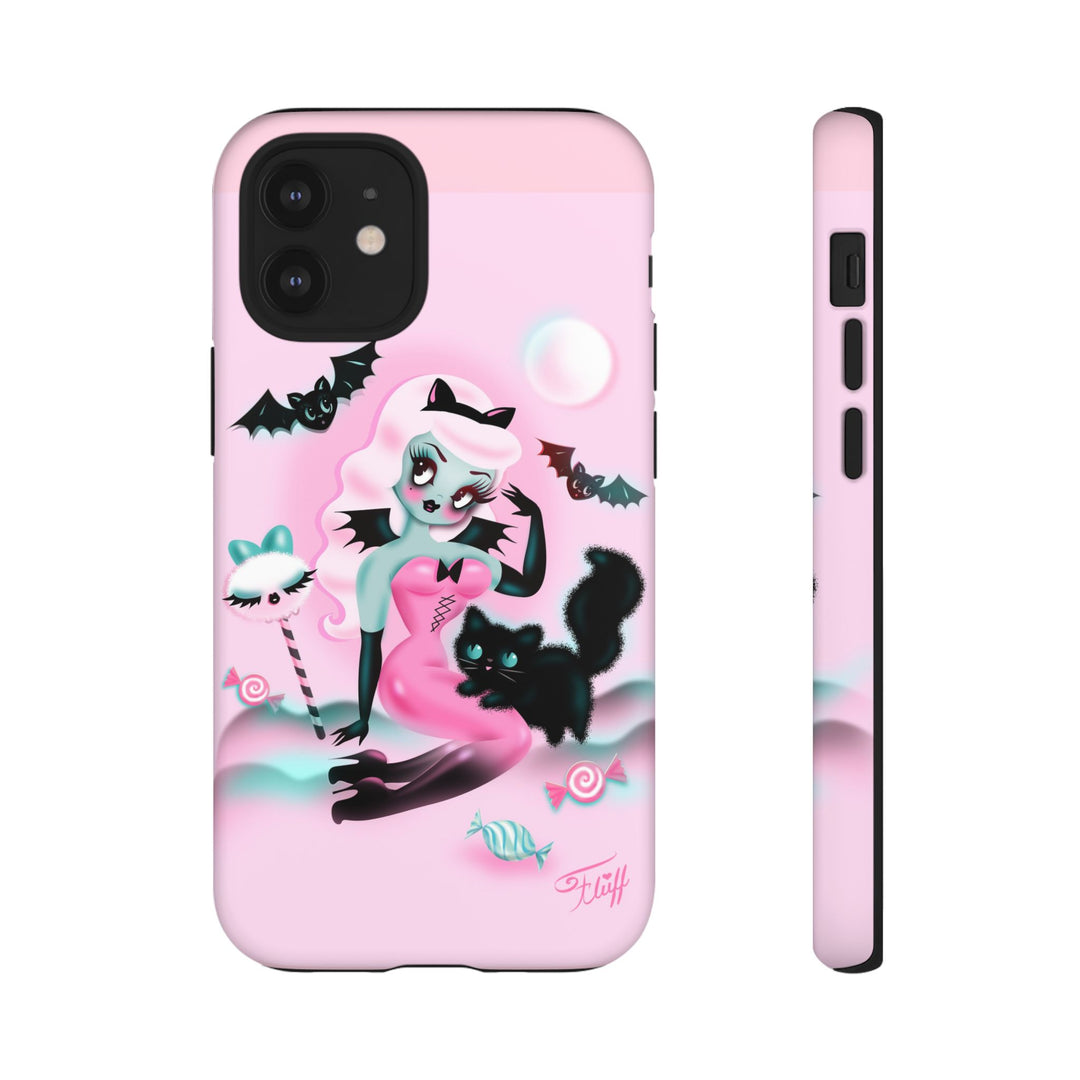 Pastel Candy Vampire with Kitty • Tough Phone Case