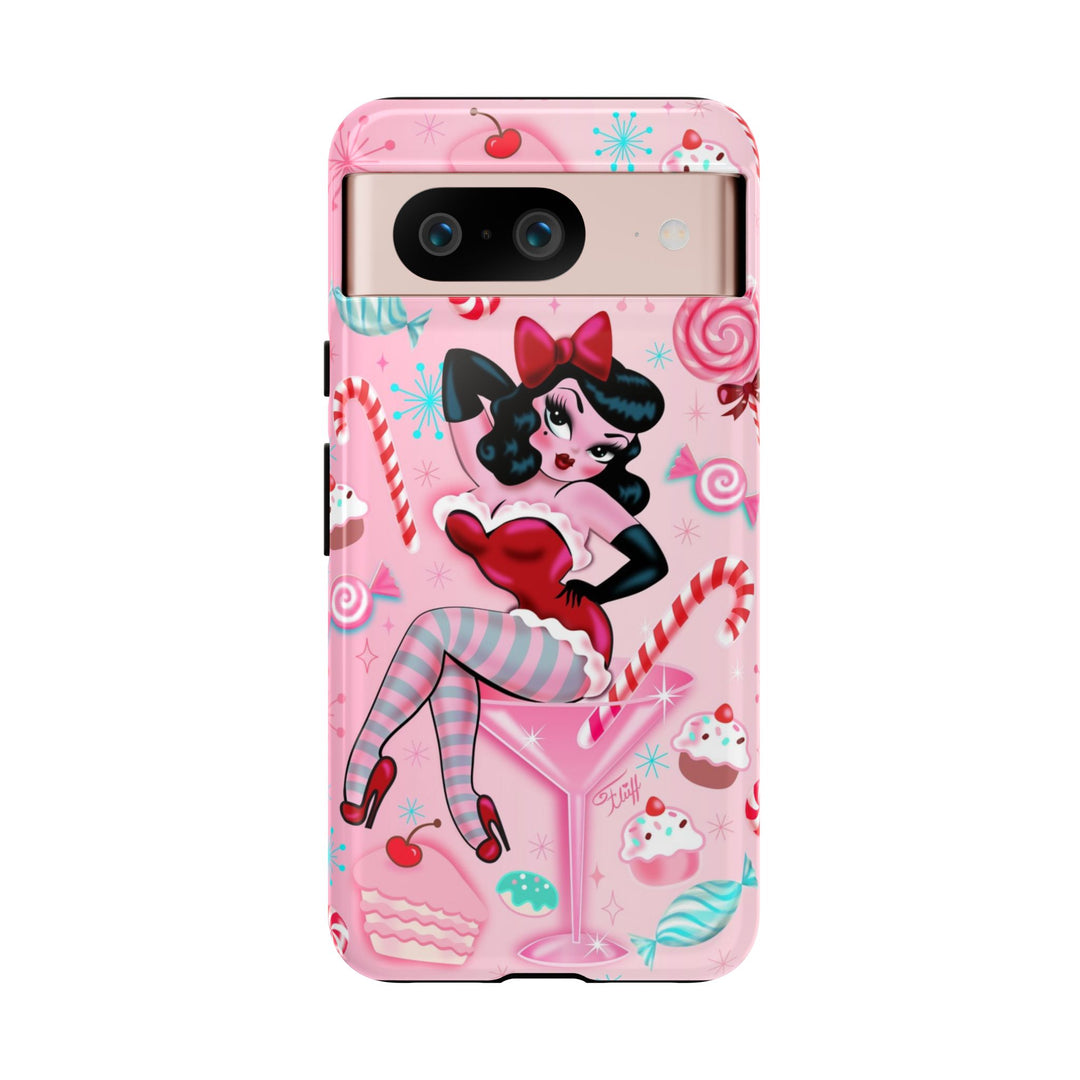 Candy Cane Martini Girl • Case Mate Galaxy S7 & S9 Slim Phone Case