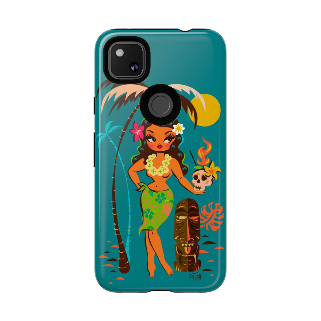Tiki Temptress • With Skull Mug • Phone Case