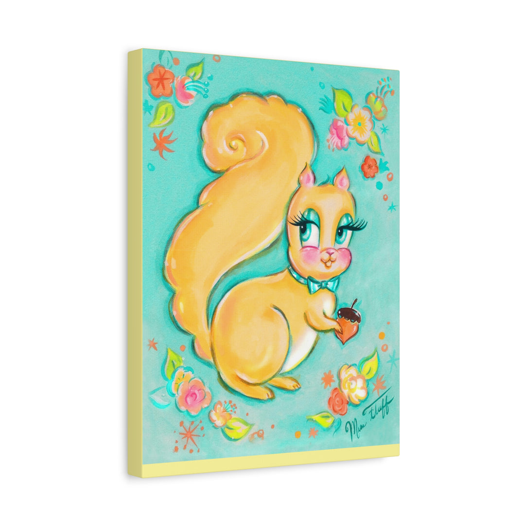 Cute Lemon Squirrel • Canvas Gallery Wrap
