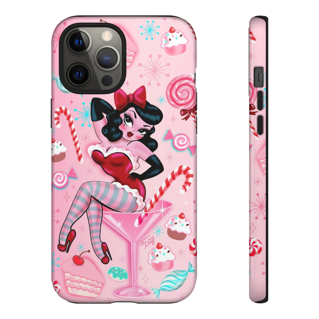 Candy Cane Martini Girl • Case Mate Galaxy S7 & S9 Slim Phone Case