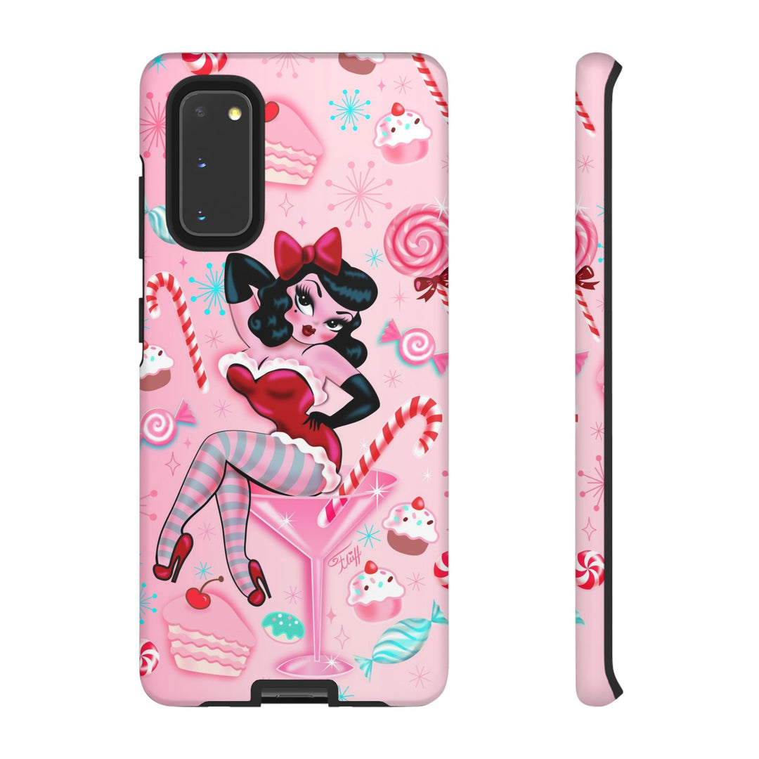 Candy Cane Martini Girl • Case Mate Galaxy S7 & S9 Slim Phone Case