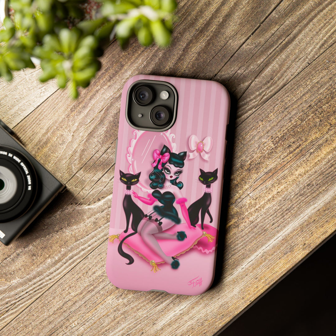 Kitten Boudoir Doll • Tough Phone Case