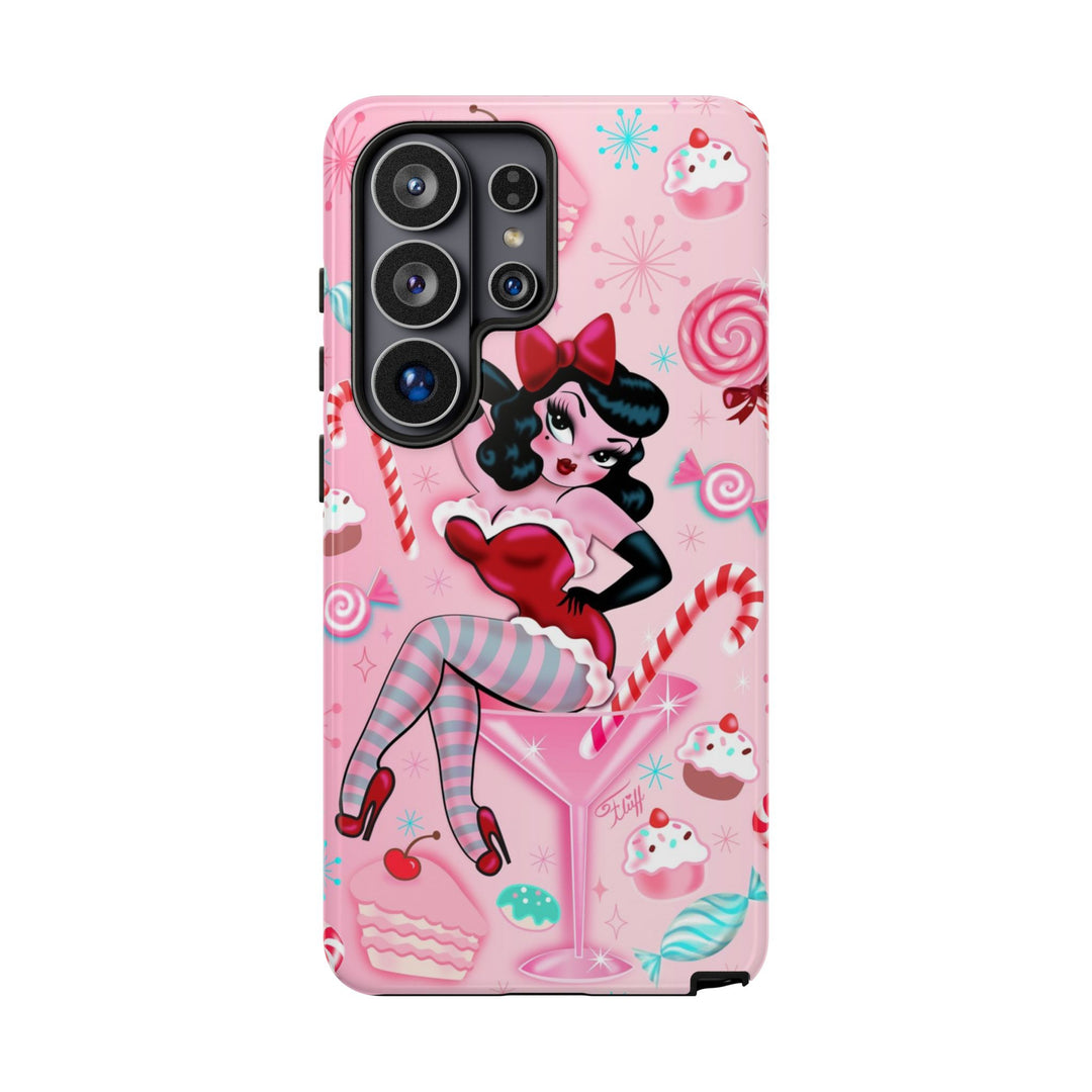 Candy Cane Martini Girl • Case Mate Galaxy S7 & S9 Slim Phone Case