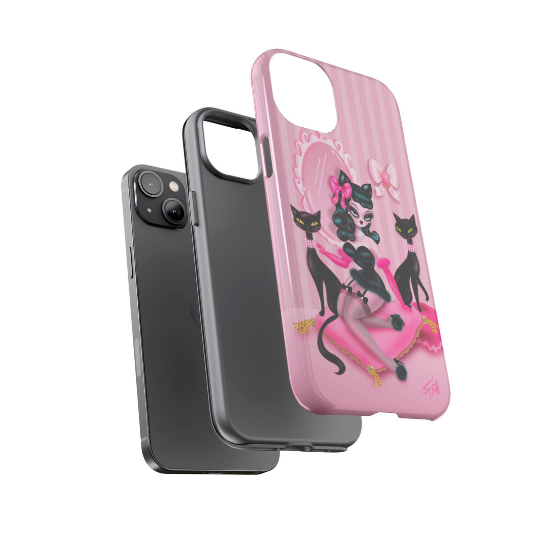 Kitten Boudoir Doll • Tough Phone Case