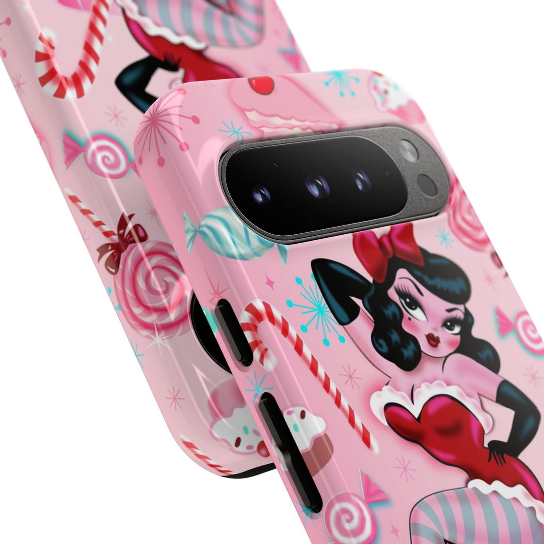 Candy Cane Martini Girl • Case Mate Galaxy S7 & S9 Slim Phone Case
