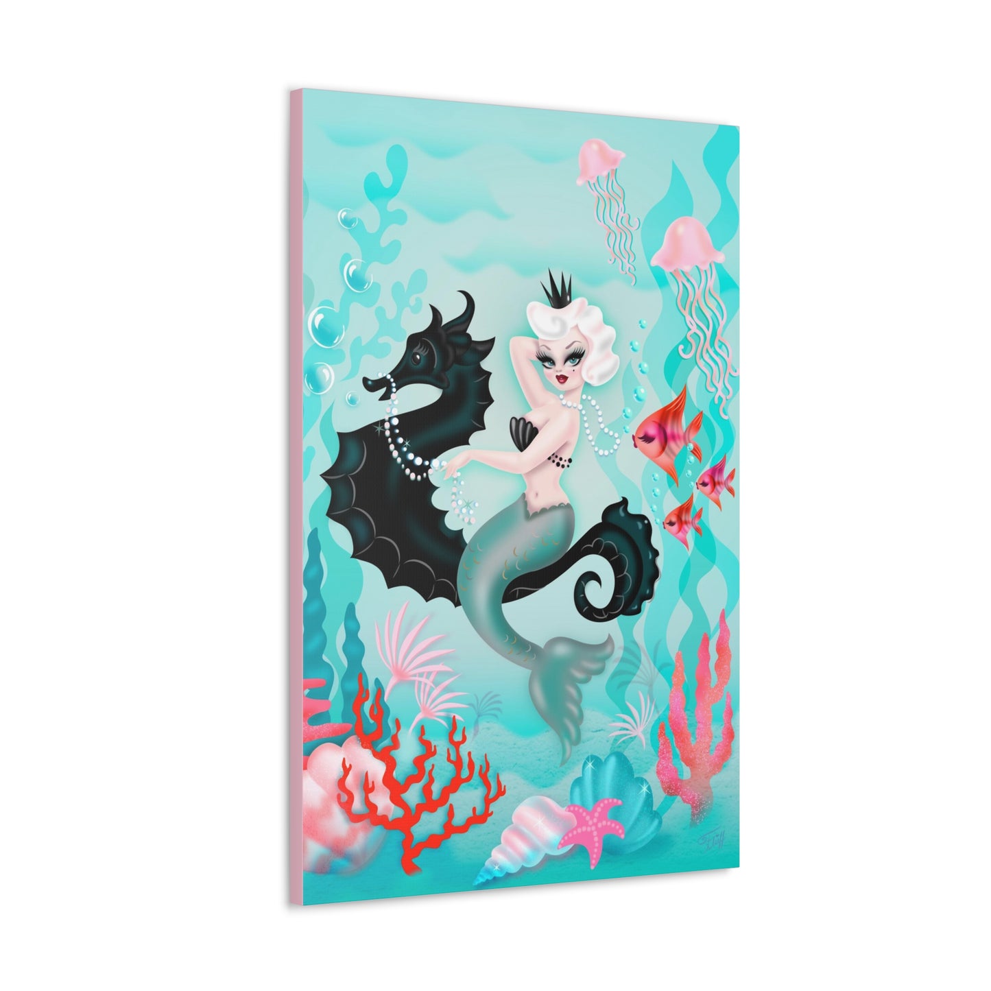 Perlette Mermaid • Canvas Gallery Wrap