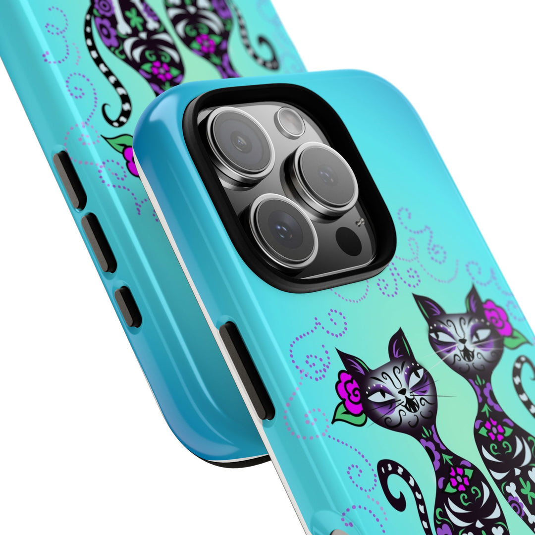 Sugar Skull Cats • Tough Phone Case