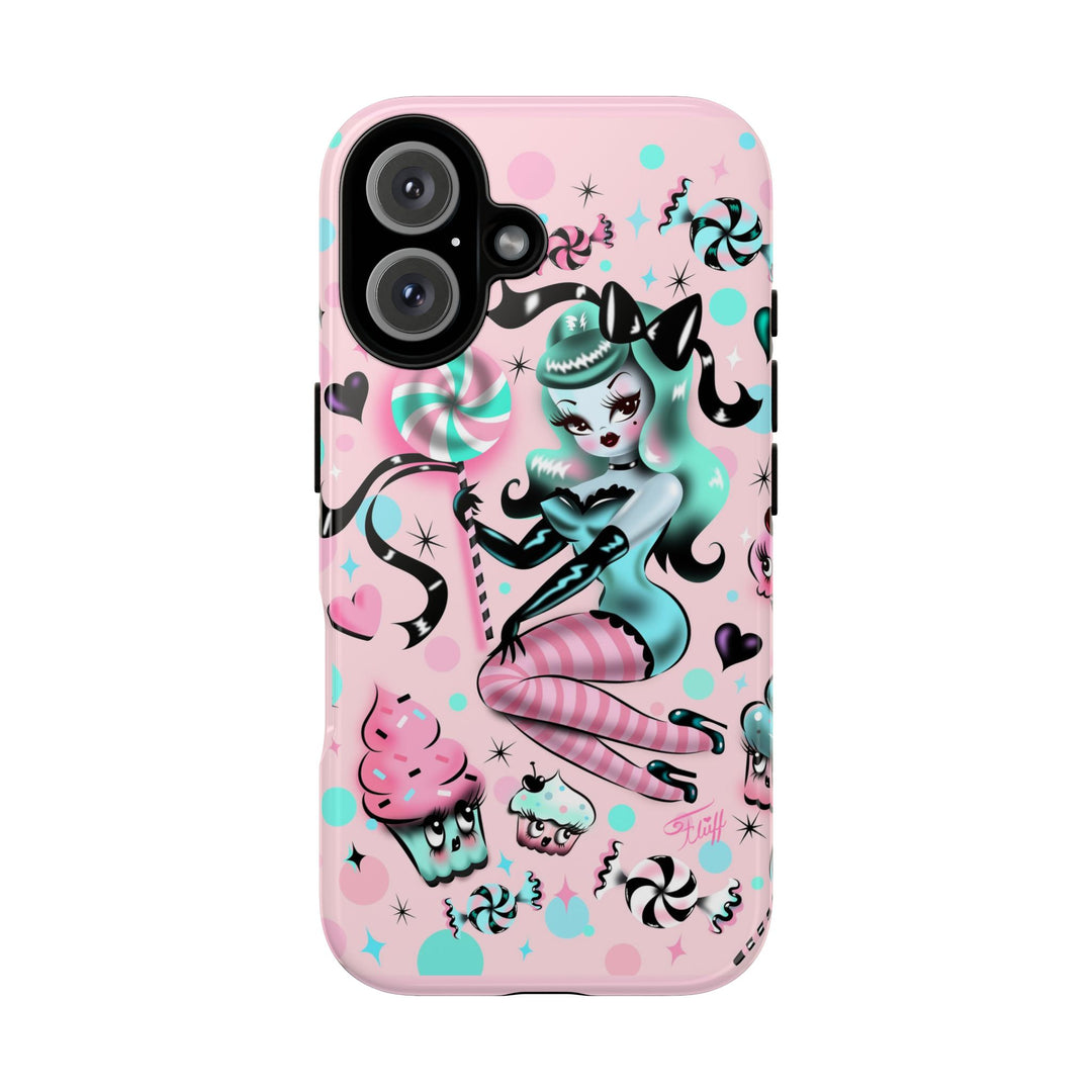 Mint Sugar Pinup • Tough Phone Case