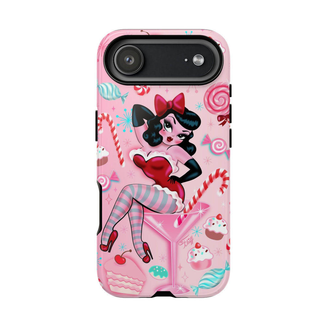 Candy Cane Martini Girl • Case Mate Galaxy S7 & S9 Slim Phone Case