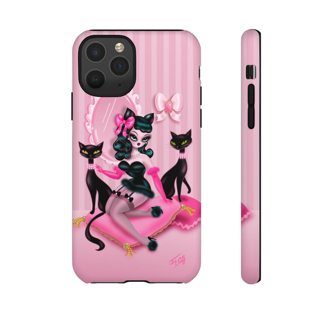 Kitten Boudoir Doll • Tough Phone Case