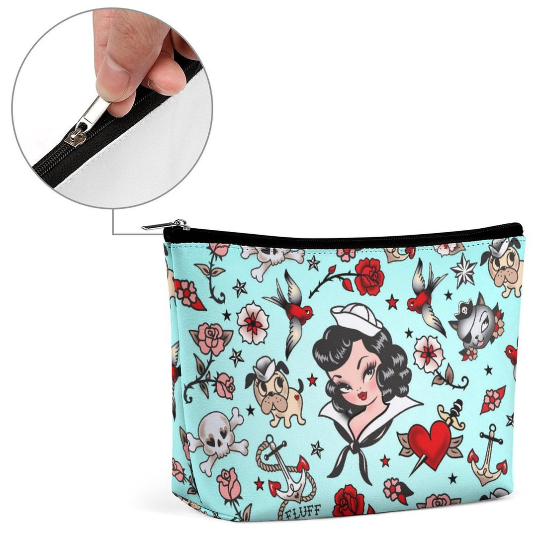 Suzy Sailor Light Blue • Cosmetic Bag