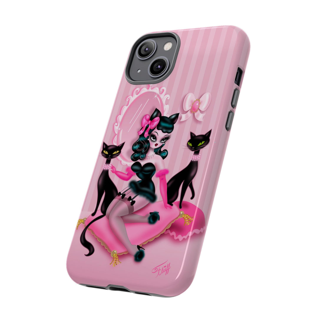 Kitten Boudoir Doll • Tough Phone Case