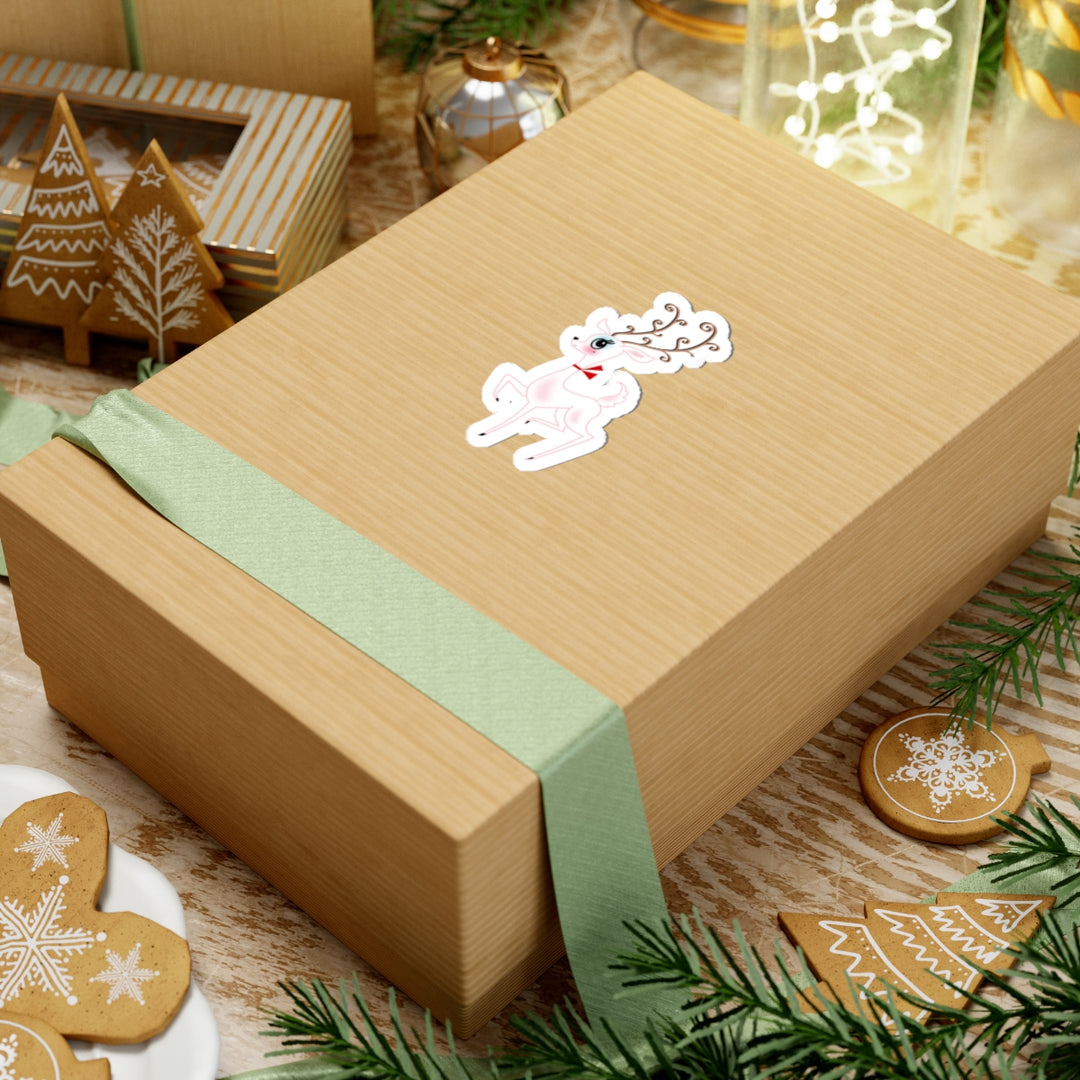 Christmas Reindeer • Kiss-Cut Sticker