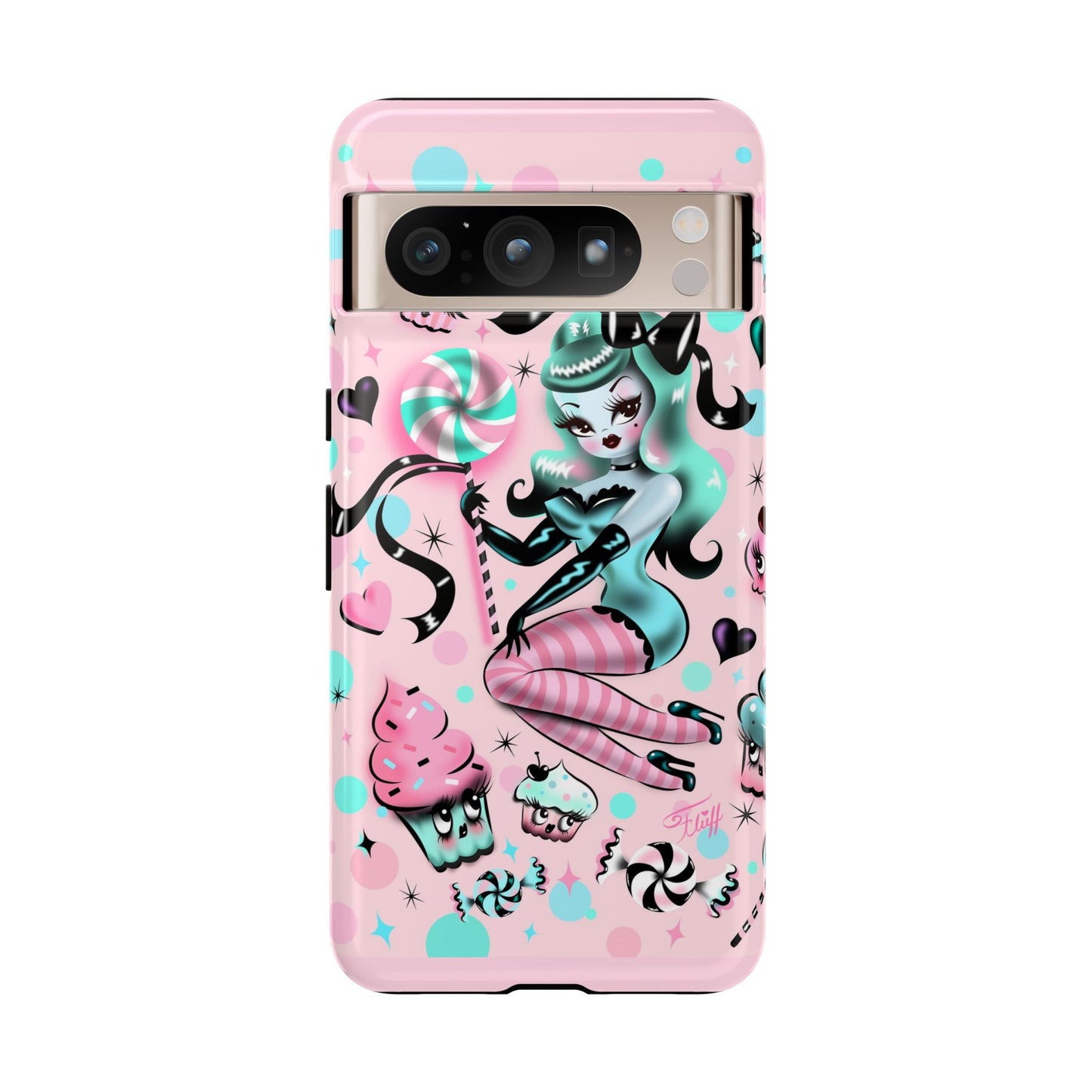 Mint Sugar Pinup • Tough Phone Case