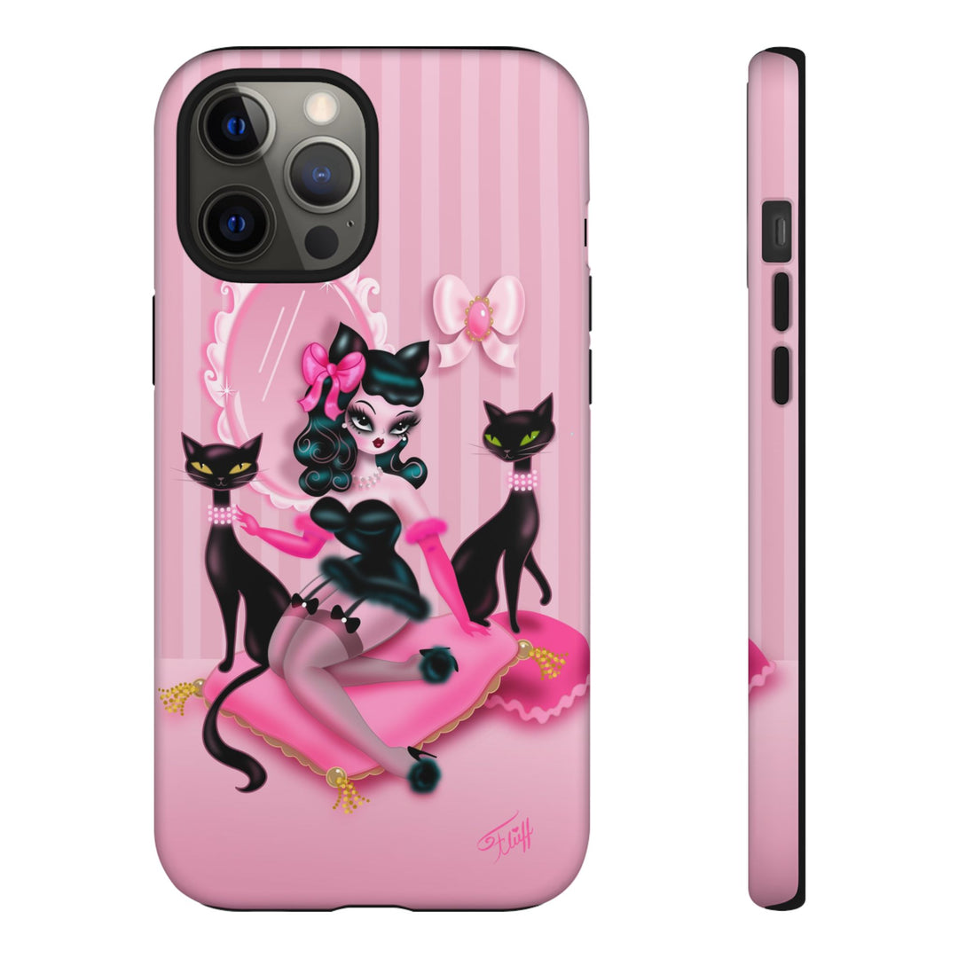 Kitten Boudoir Doll • Tough Phone Case