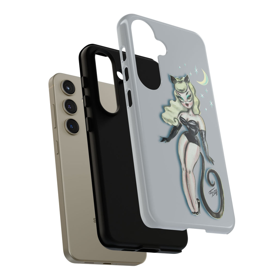 Blonde Cat Girl • Tough Phone Case