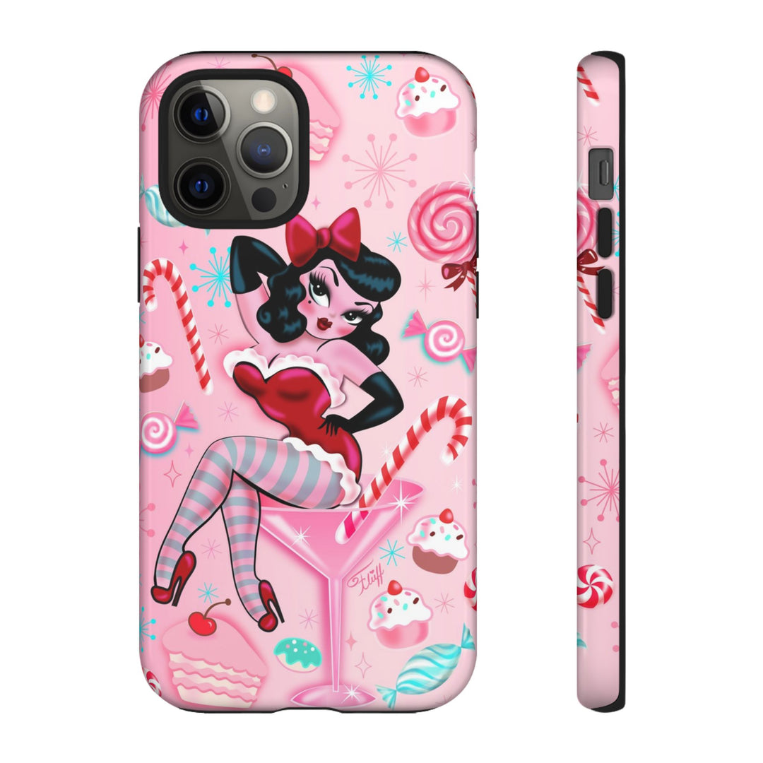 Candy Cane Martini Girl • Case Mate Galaxy S7 & S9 Slim Phone Case