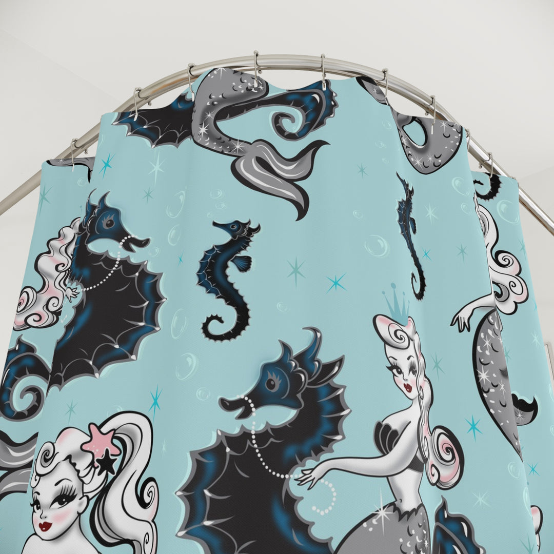 Pearla on Sea Foam • Shower Curtain