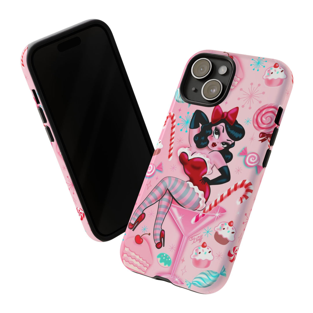 Candy Cane Martini Girl • Case Mate Galaxy S7 & S9 Slim Phone Case