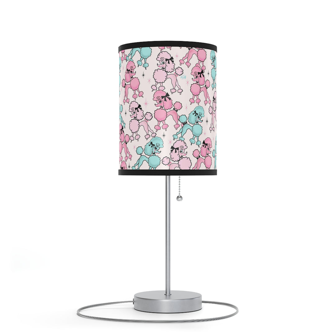 Poodlerama on Cream • Lamp