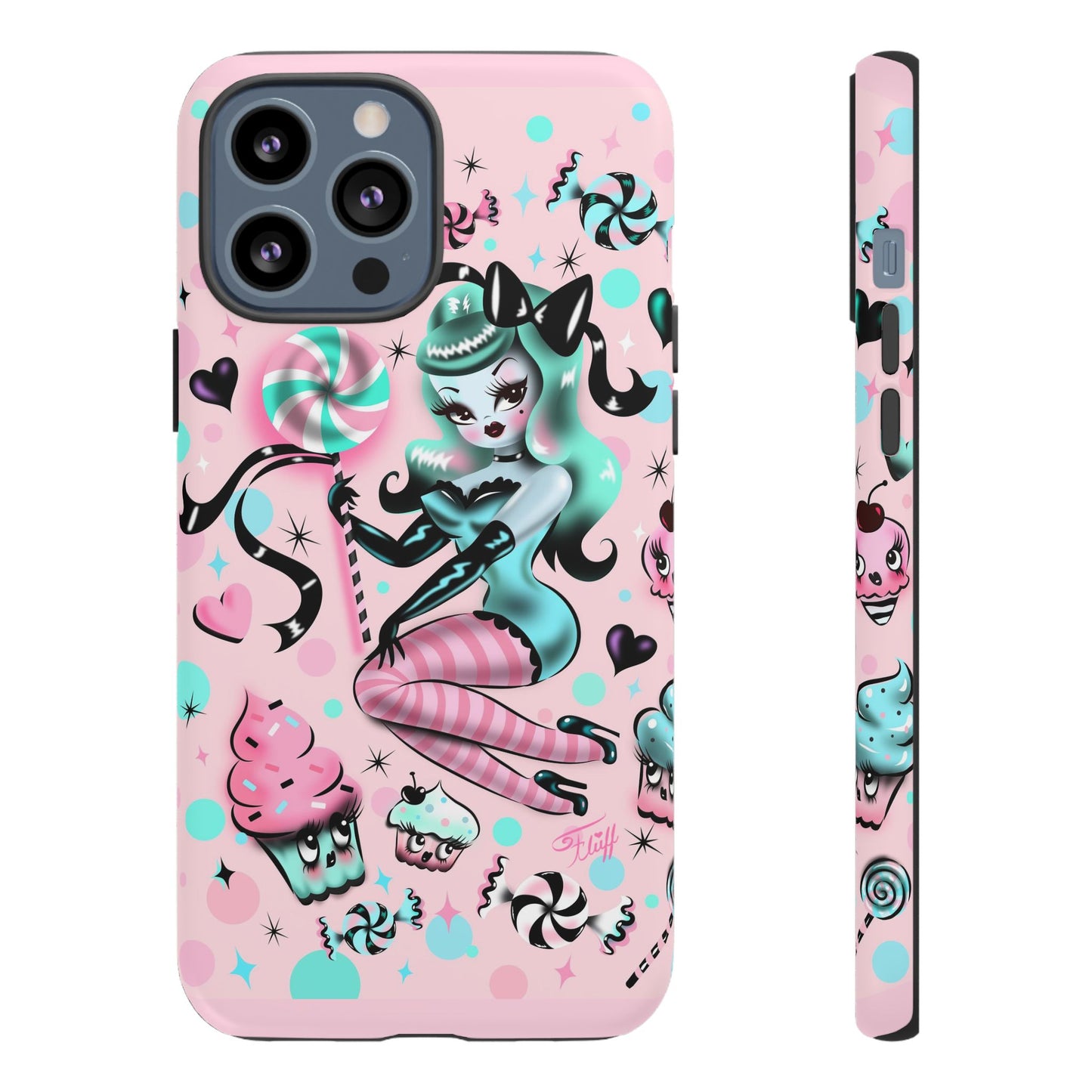 Mint Sugar Pinup • Tough Phone Case