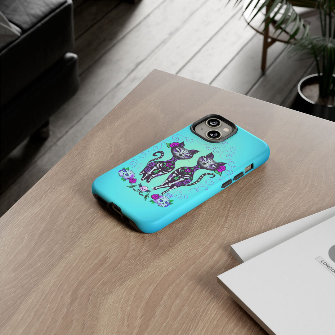 Sugar Skull Cats • Tough Phone Case