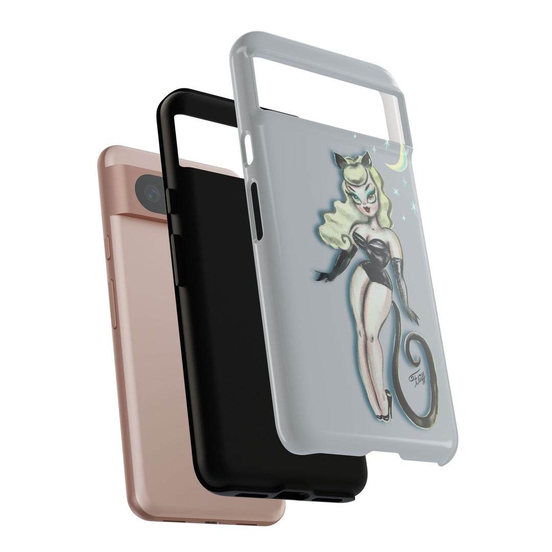 Blonde Cat Girl • Tough Phone Case