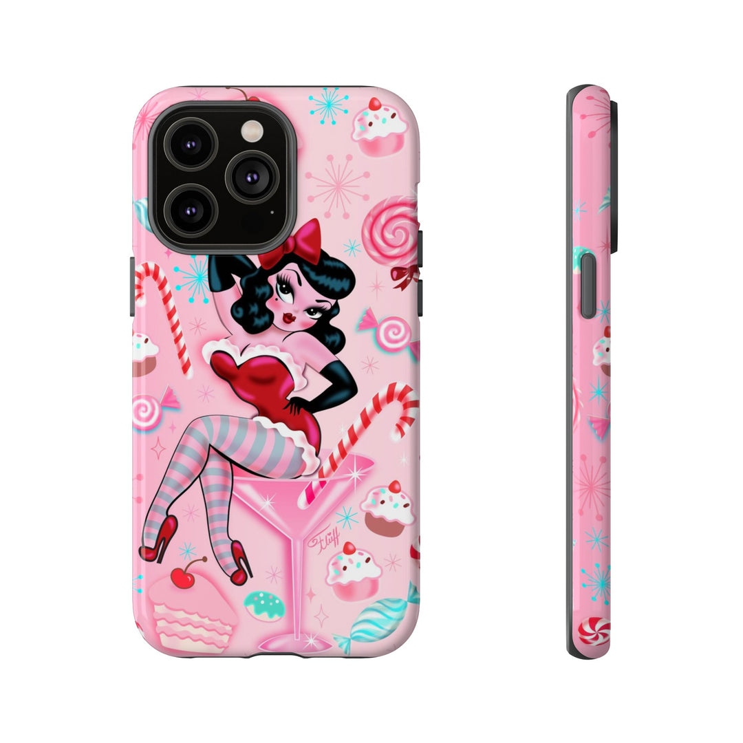 Candy Cane Martini Girl • Case Mate Galaxy S7 & S9 Slim Phone Case