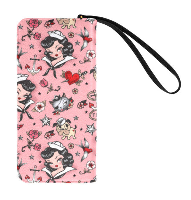 Suzy Sailor Pink • Clutch Wallet