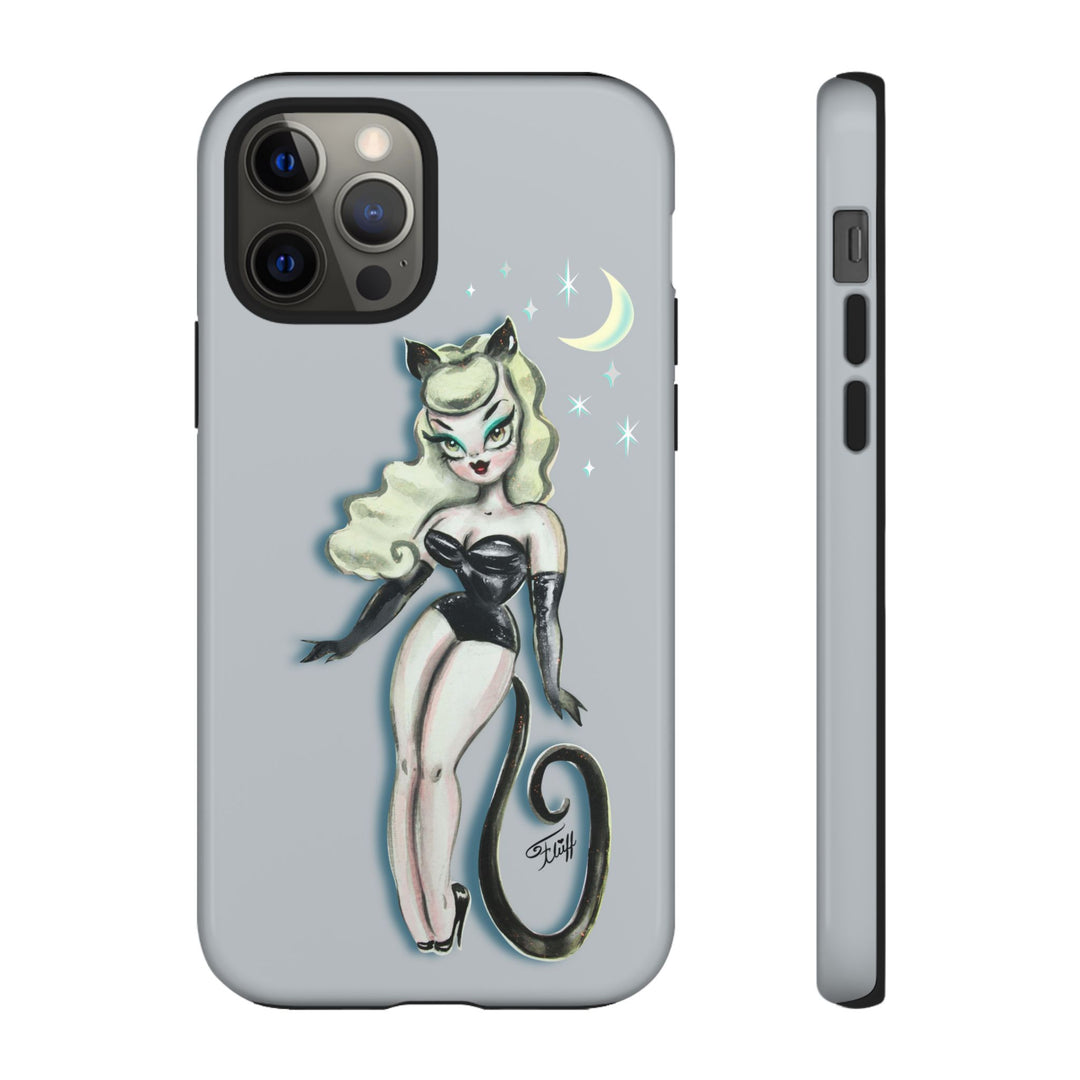 Blonde Cat Girl • Tough Phone Case