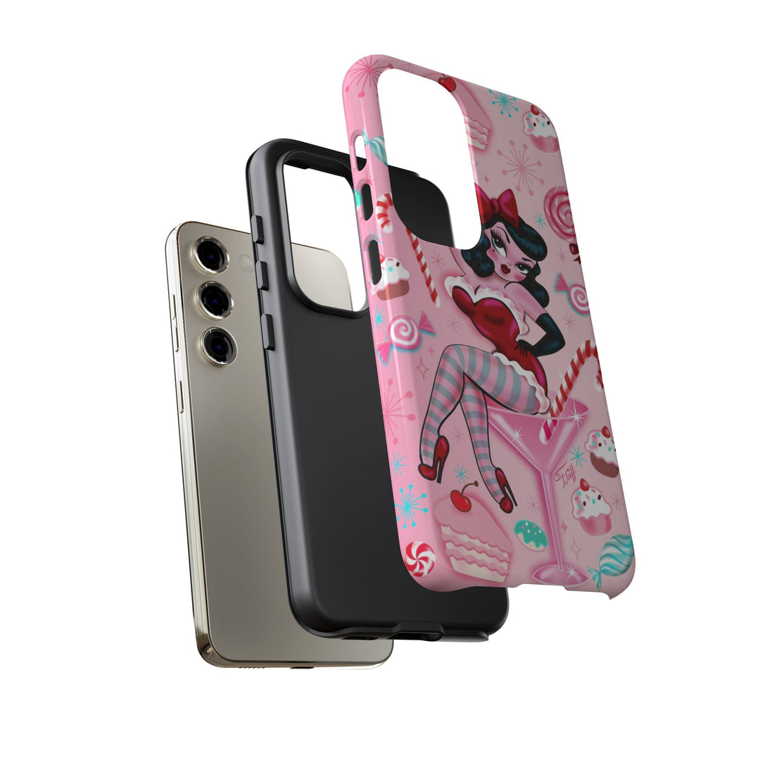 Candy Cane Martini Girl • Case Mate Galaxy S7 & S9 Slim Phone Case