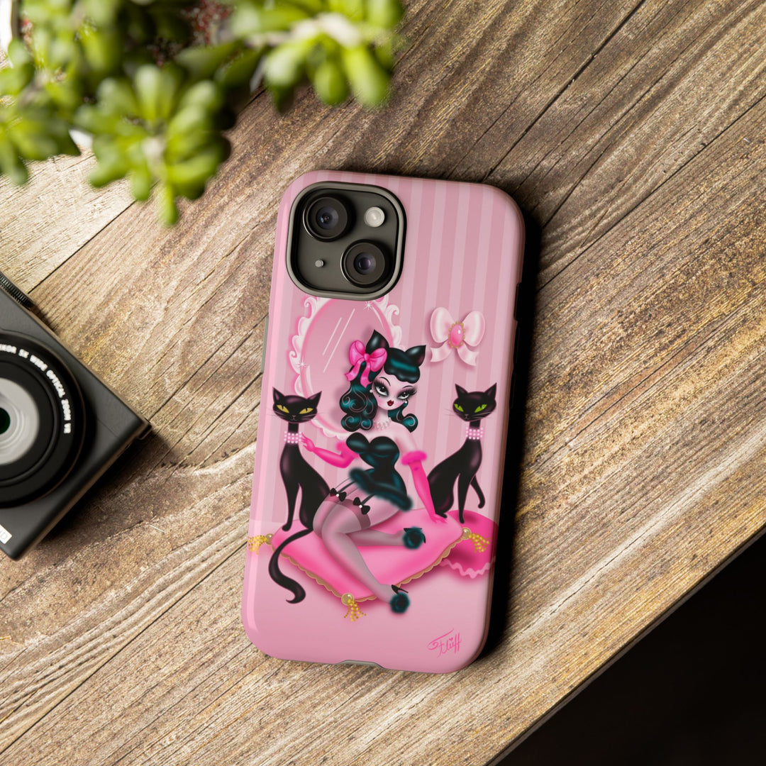 Kitten Boudoir Doll • Tough Phone Case