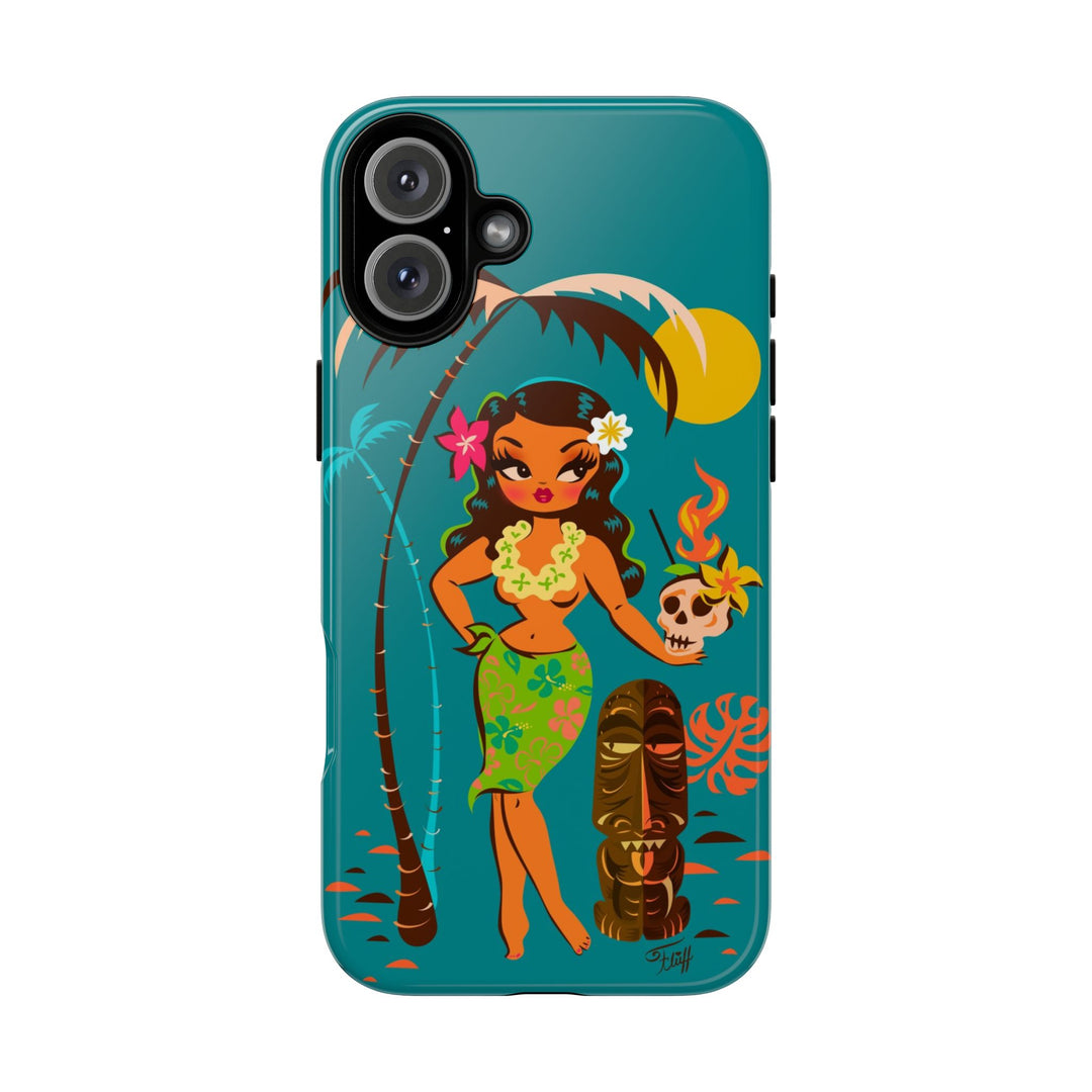 Tiki Temptress • With Skull Mug • Phone Case