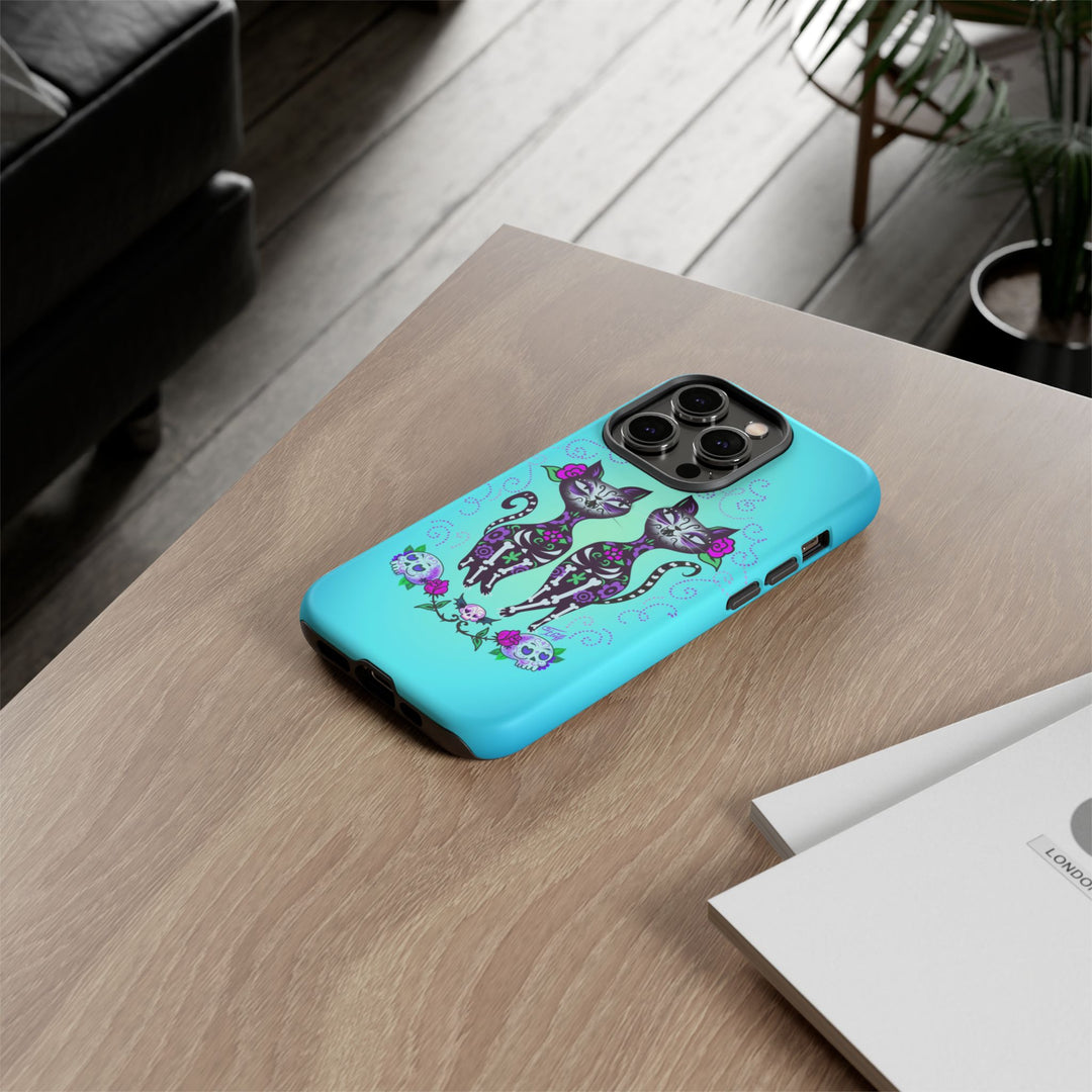 Sugar Skull Cats • Tough Phone Case