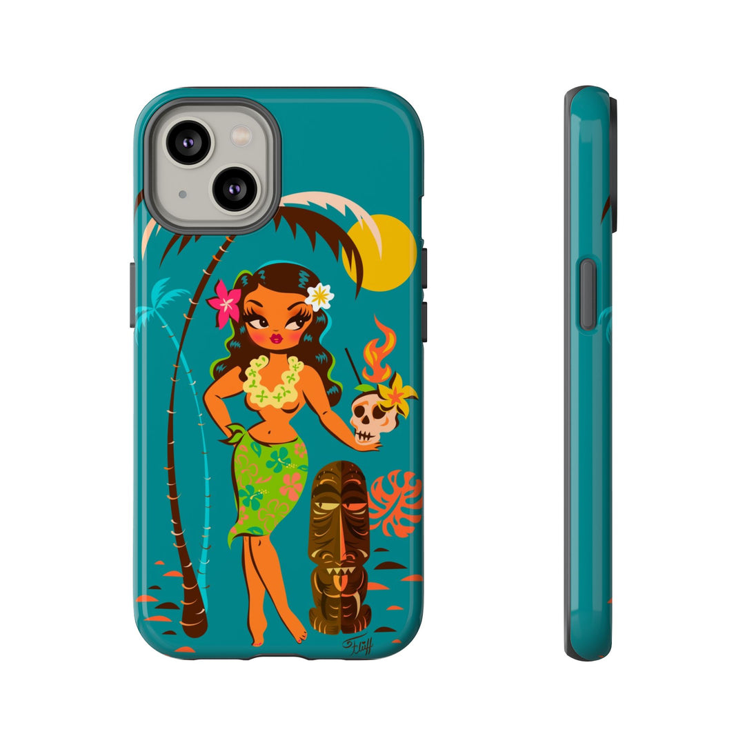 Tiki Temptress • With Skull Mug • Phone Case