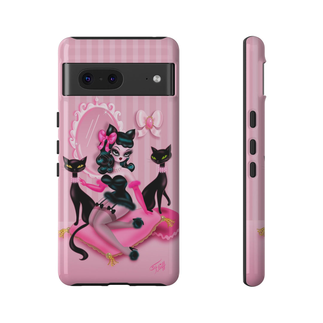 Kitten Boudoir Doll • Tough Phone Case
