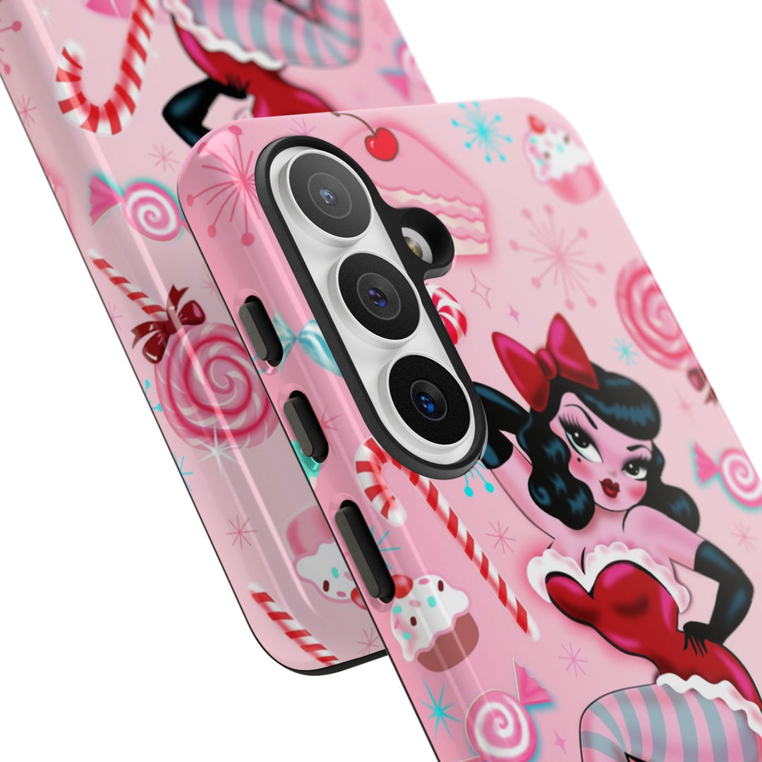 Candy Cane Martini Girl • Case Mate Galaxy S7 & S9 Slim Phone Case