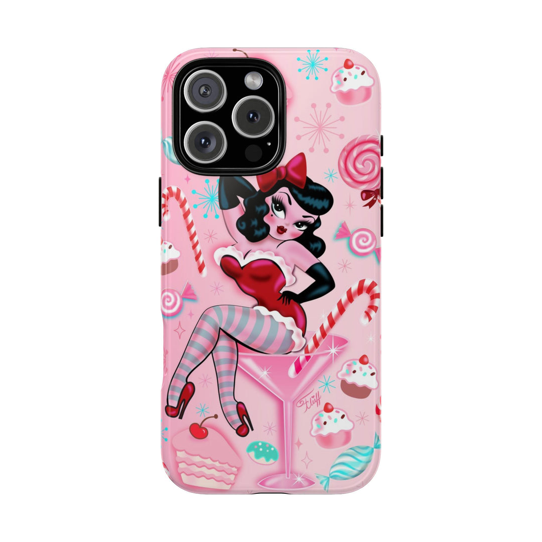 Candy Cane Martini Girl • Case Mate Galaxy S7 & S9 Slim Phone Case