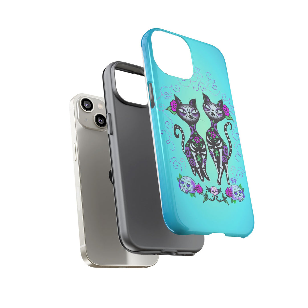 Sugar Skull Cats • Tough Phone Case