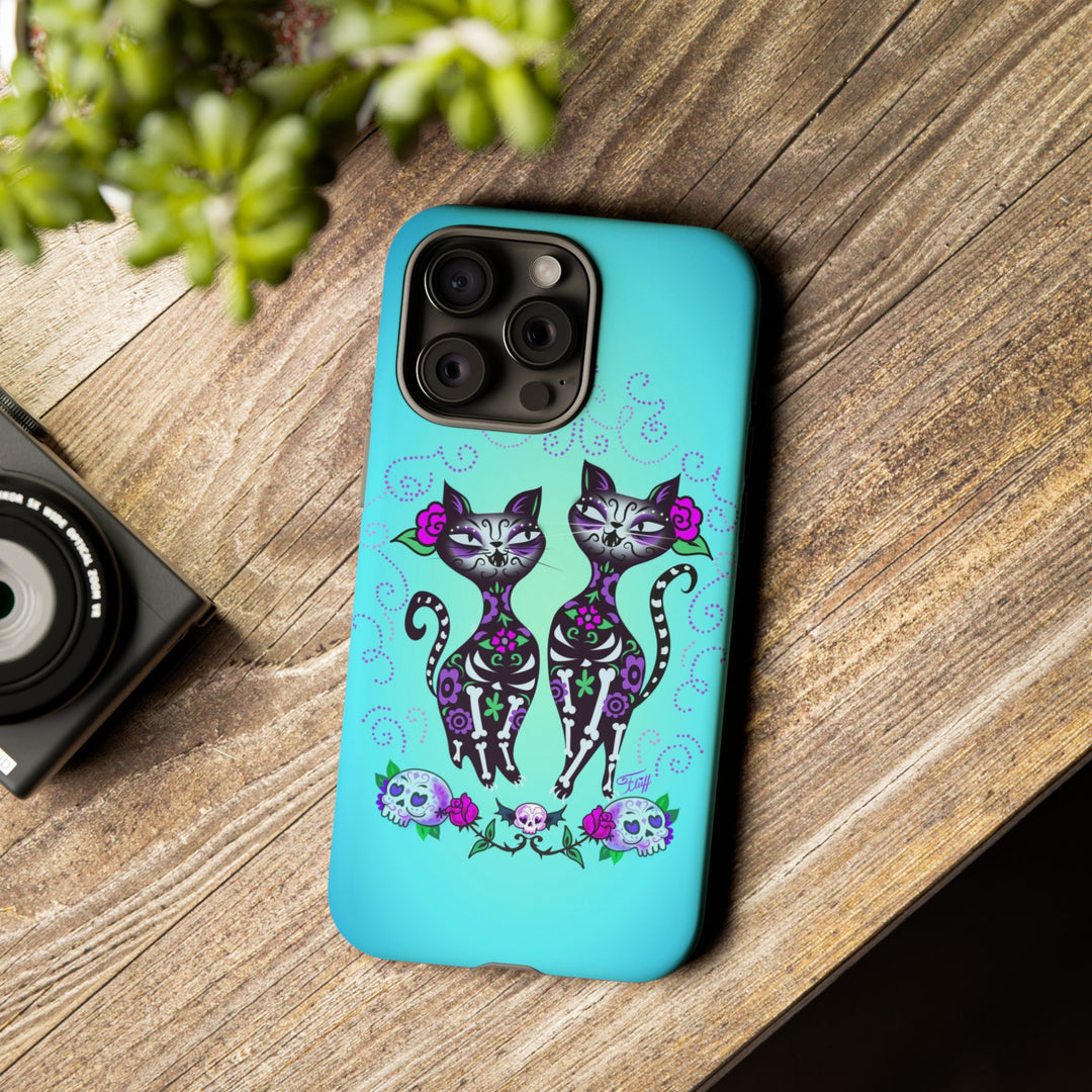 Sugar Skull Cats • Tough Phone Case