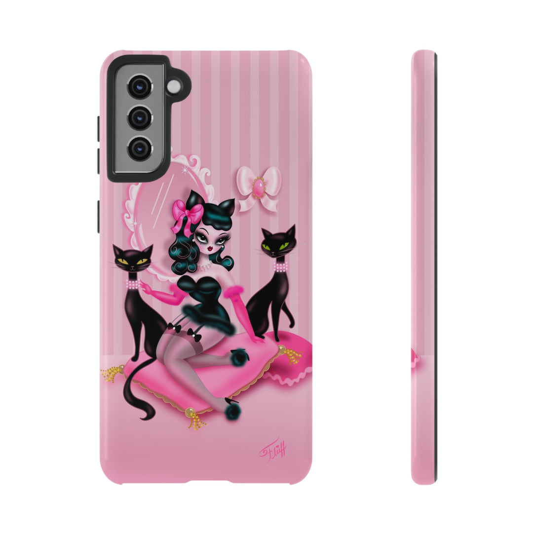 Kitten Boudoir Doll • Tough Phone Case